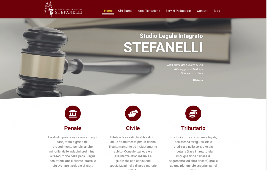 SIti Web Fgi Studio - Stefanelli Studio Legale